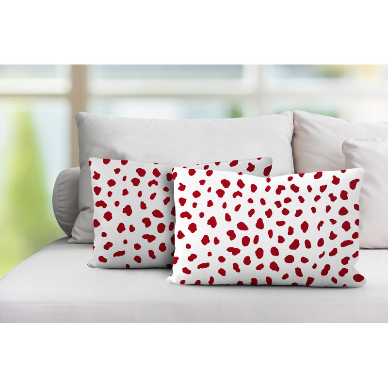 Coussin intérieur / extérieur Lumbar, Rouge