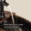 Outdoor Wood Metal Waterfall Fountain