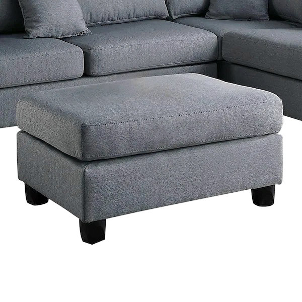 3 pièces Canapé modulaire avec coussins réversibles, Gris