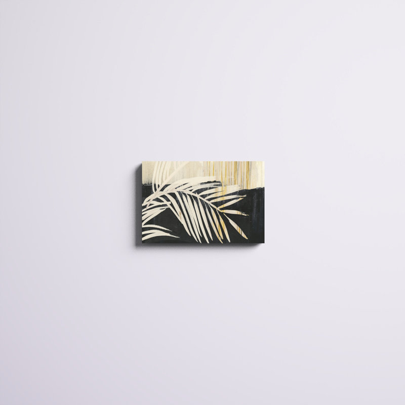 «Golden Raffia I», peinture sur toile, H 12 po x l 18 po