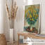 Floral Claude Monet - fleurs d'artichaut de Jérusalem, reproduction d'art classique sans cadre-1155239835