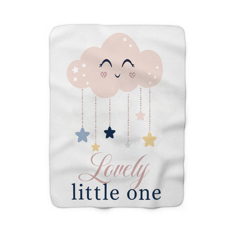  Couverture Bedtime Nursery Lovely Little One, Lit simple