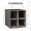 Armoire en bois aggloméré Sunjoy