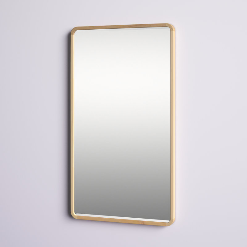 Miroir mural Branca, 36 po x 20 po, Naturel