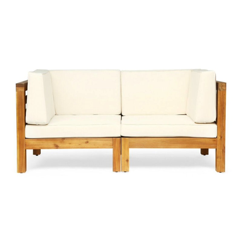 OANA 2-Piece LOVE SEAT SET, BEIGE