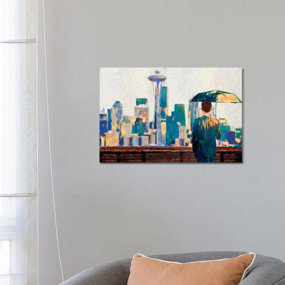 Seattle View - Wrapped Canvas Painting
