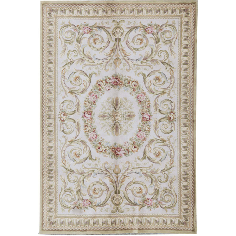 Wool Oriental Area Rug, Rectangle 8'9" x 11'9"