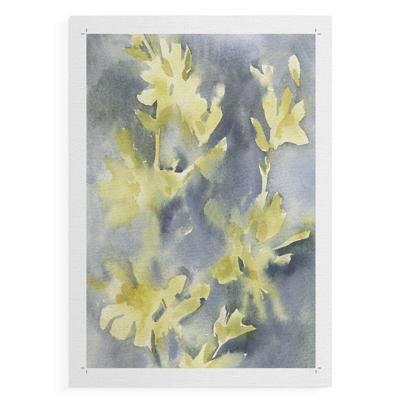 Forsythia Blooms II - Impression sur toile seulement - NON-CADRE, H 18 po x l 12 po