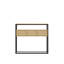Modern Sapphire Console Table, 35.4 x 27.6 x 13.4 inches | 100% Melamine Coated Particle Board, Thickness: 0.7 inches | Push to Open Doors, Ideal for Industrial & Contemporary Spaces, Stylish & Functional Design-478081733-475976763