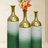 Decorative Metal Vases Set of 3