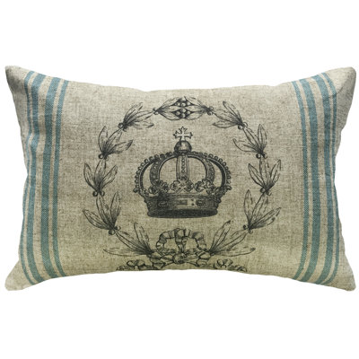  Crown Grainsack Linen Lumbar Pillow
