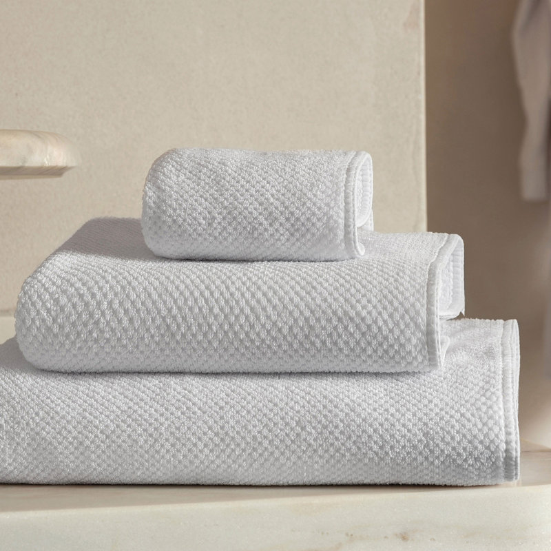 Bee Waffle Hand Towel, Storm