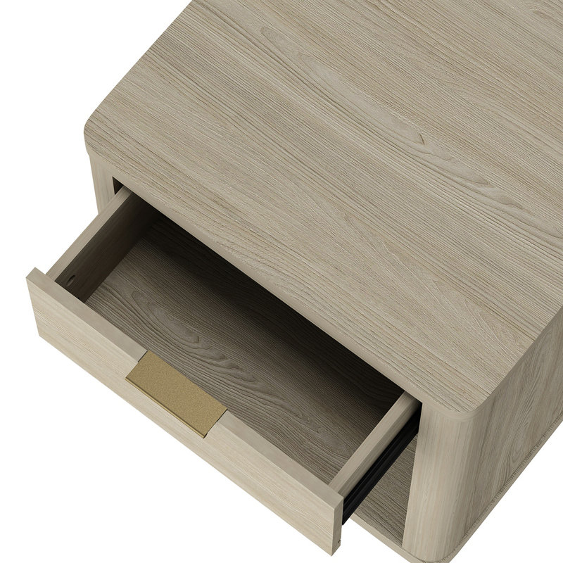 Table de chevet 20 po Evelyn (1 tiroir), Naturel