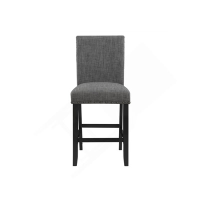 TABOURET DE TABLE MARIAN GRIS FONCÉ (ENSEMBLE DE 2)