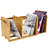 Bamboo Desktop Bookshelf Small Book Rack Adjustable Desk Storage Organizer