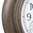 Aerick 21 in. Outdoor Quartz Wall Clock with Illuminated Backlight