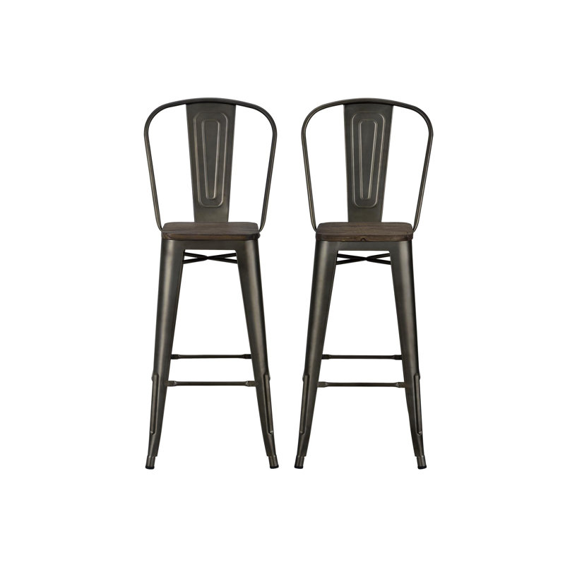 North Andover Bar Stool, Copper, Bar Stool (29.5” Seat Height)