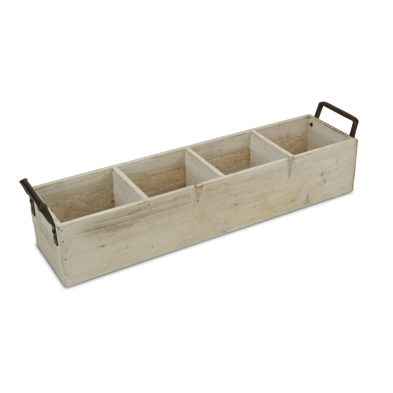 Caisse rectangulaire en bois massif