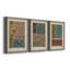 Nouveau Decorative X - Ensemble de 3 peintures sur toiles encadrées-1487990061-1487990058