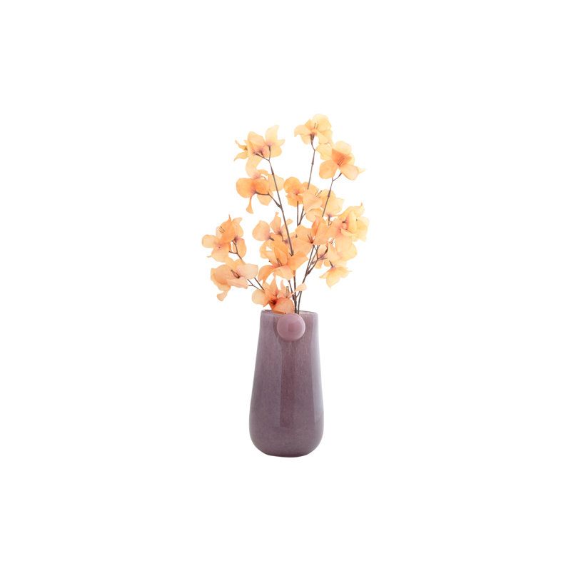 Glass Table Vase, Purple