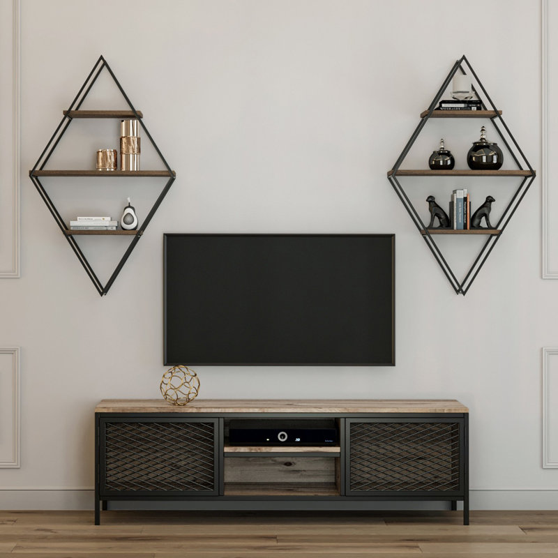 Meuble audio-vidéo pour téléviseur de 58 po ou moins Keltner