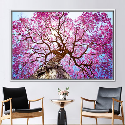 Tree Landscape Poster, Leaves Art Canvas, Botanical Canvas Art, Flower Wall Art, Nature Landscape Artwork, Floral Wall Decor,