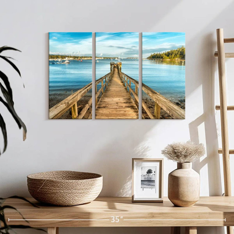 Aletra Southwest Harbor Pier, 20" H x 33" W