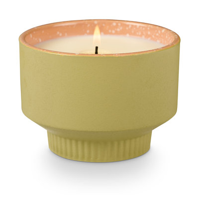 Bougie ILLUME Verde avec couvercle, citron et vétiver