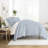 Becky Cameron Distressed Rugged Stripe Duvet Cover Set-1925952131-1897967648
