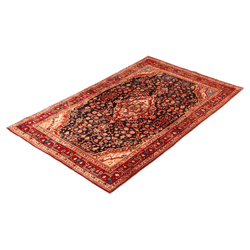 Tapis bleu marine Anatolian Vintage 4 pi 3 po x 7 pi 0 po