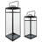 Modern Metal Black Rectangular Lantern-1667089182