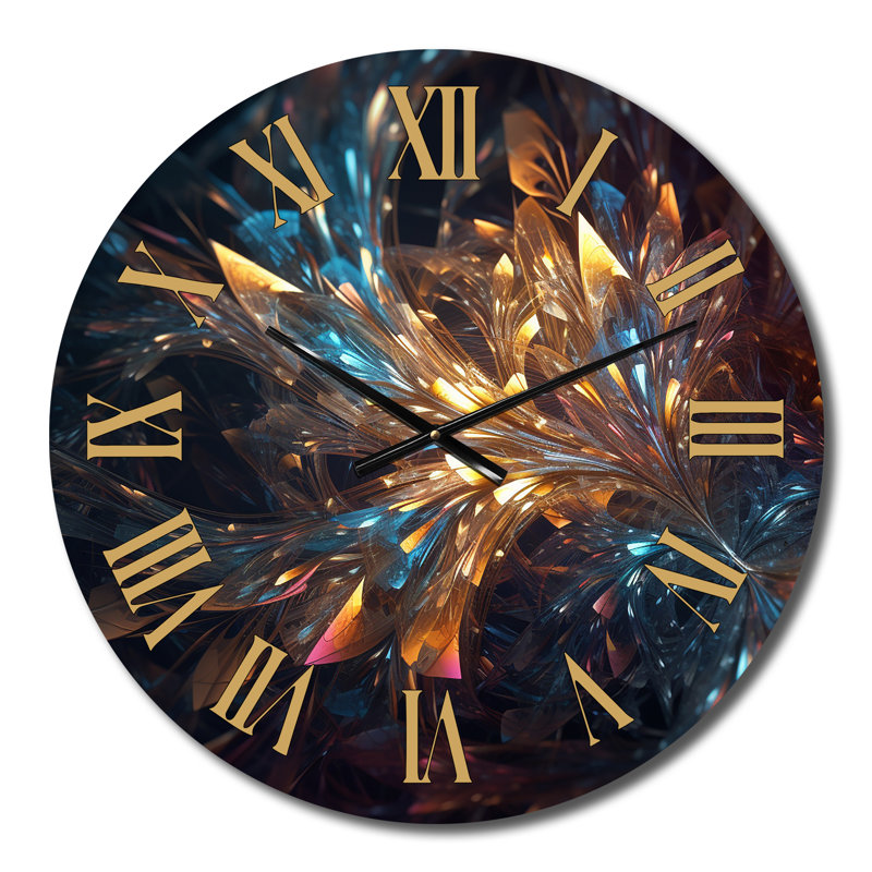 Infinite Galaxy I - Fractals Wall Clock, Small