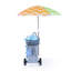 Chariot de barbecue avec parasol Grill & Go