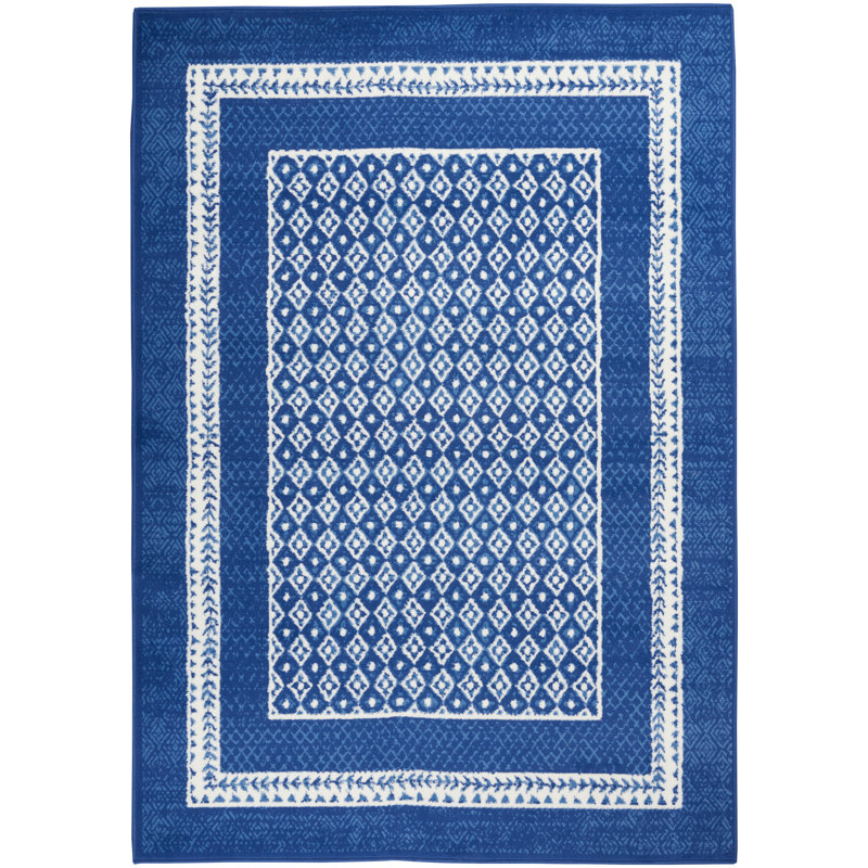Geometric Indoor Rug, Rectangle 7' x 10'