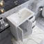 Ensemble de meuble-lavabo simple 30 po avec plateau en céramique Tabethia-111986131
