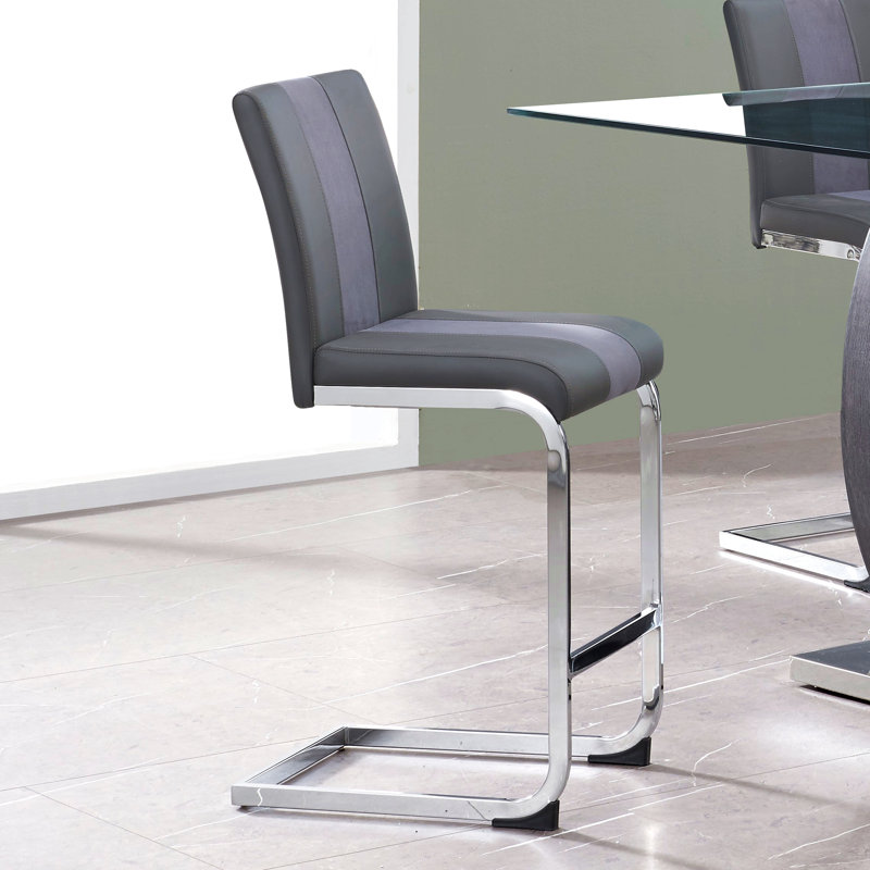 Tabourets de bar gris (ensemble de 4), Gris