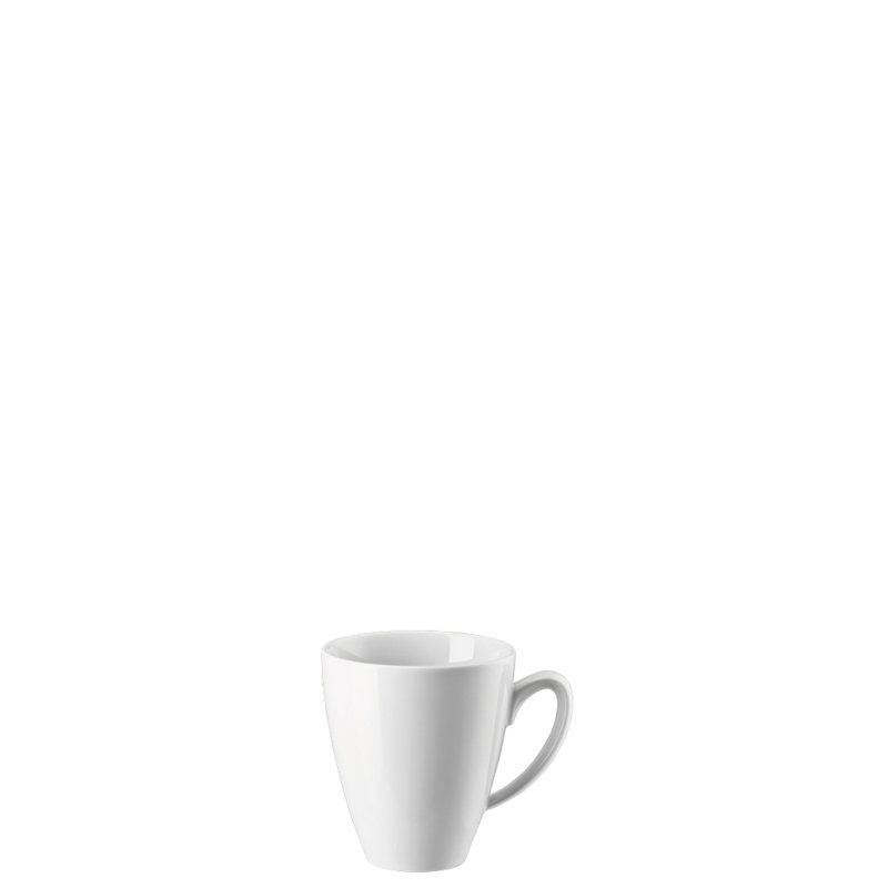 Mesh Porcelain Coffee Mug, White