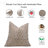 fabdivine Block Printed Pillow Cover Handmade Cotton Decorative Cushion- Tulsi Buti-37719001