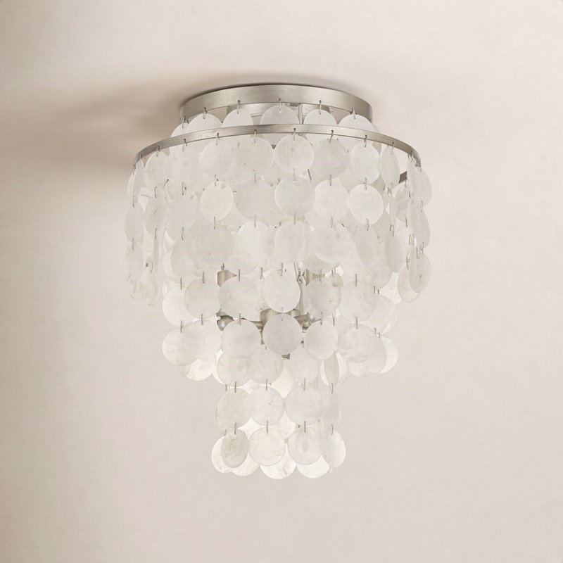 Concord Flush Mount, Antique Silver