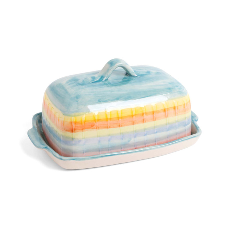 Beachcrest Home Chichaoua Butter Dish