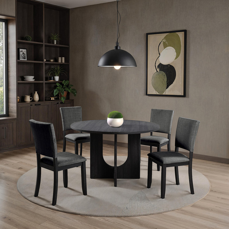 Table de salle à manger Classic Classic 1pc, Gris foncé