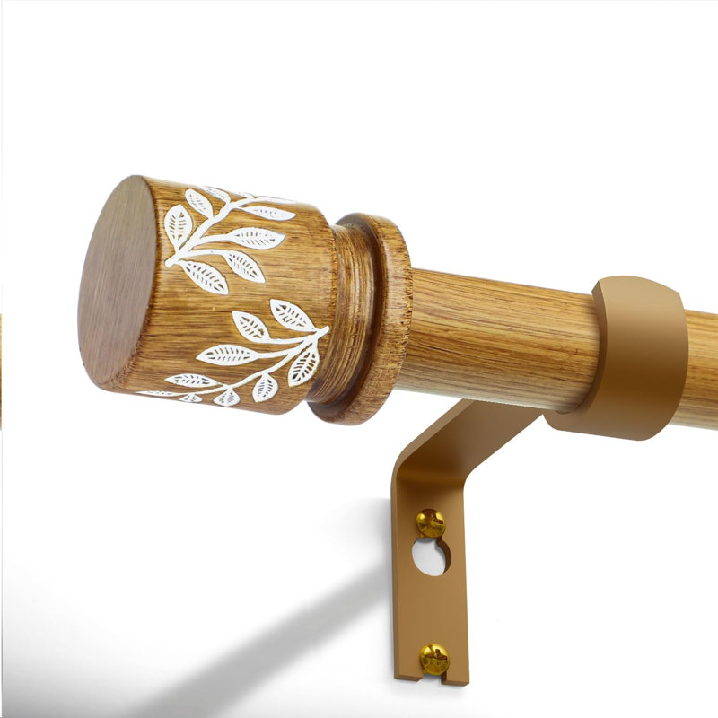 Natural Wood Curtain Rods