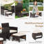 Ensemble de meubles de patio en rotin 5 pièces Winston Porter-1359202333