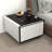 Smart End Table with Fridge and Built-In Outlets-86027535