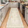 Medallion Non Slip Washable Rug(Cream)