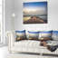 Phare sur la côte et ciel nuageux - Coussin imprimé pont et pont-29600145-29600141