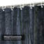 Rideau de douche avec 12 crochets Snowing-1524576837