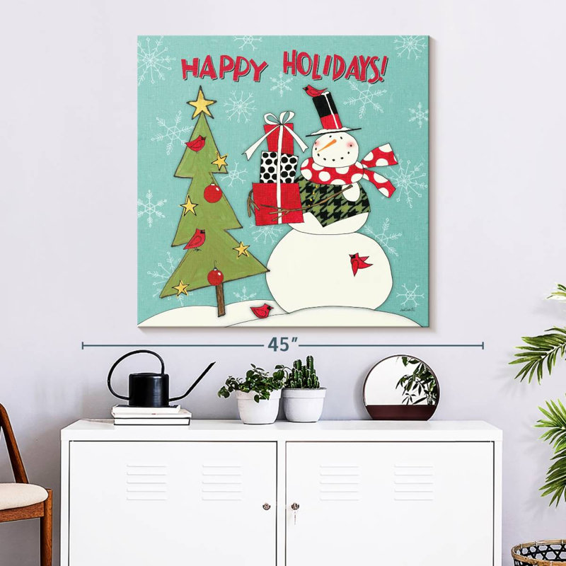 Sentiments de bonhomme de neige Lelend V, H 33 po x l 33 po