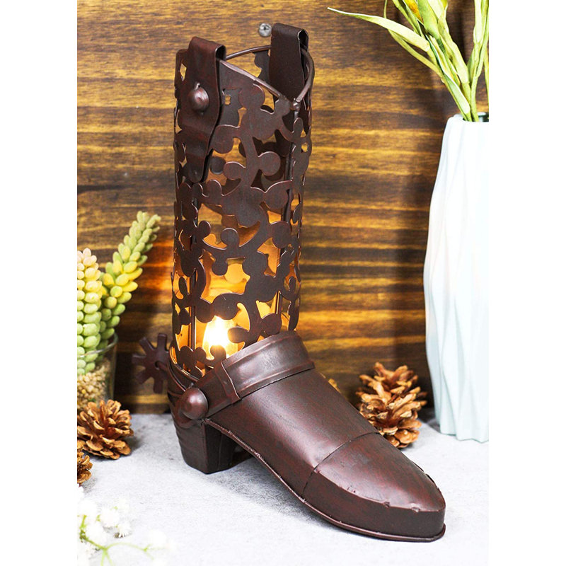 Botte de cowboy en métal Annelotte