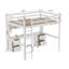 Lit mezzanine double avec bureau Briona Kids-2004959040